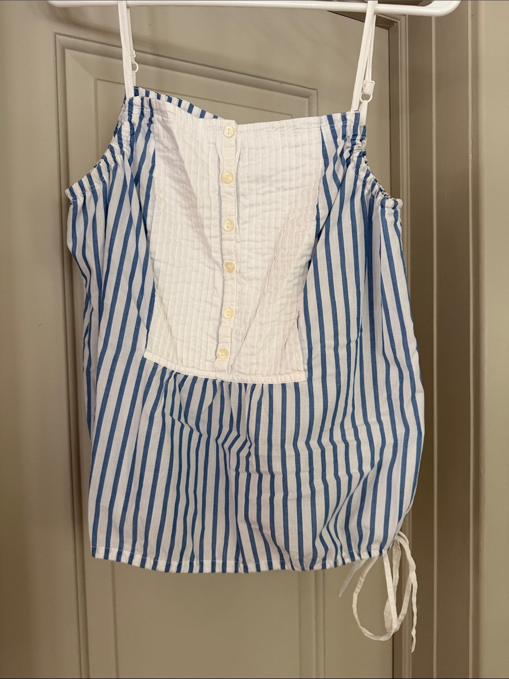 GAP Blue and White Striped women’s top